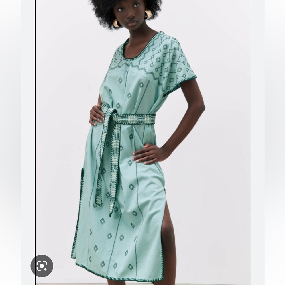 NWT Zara Linen Tunic Dress
